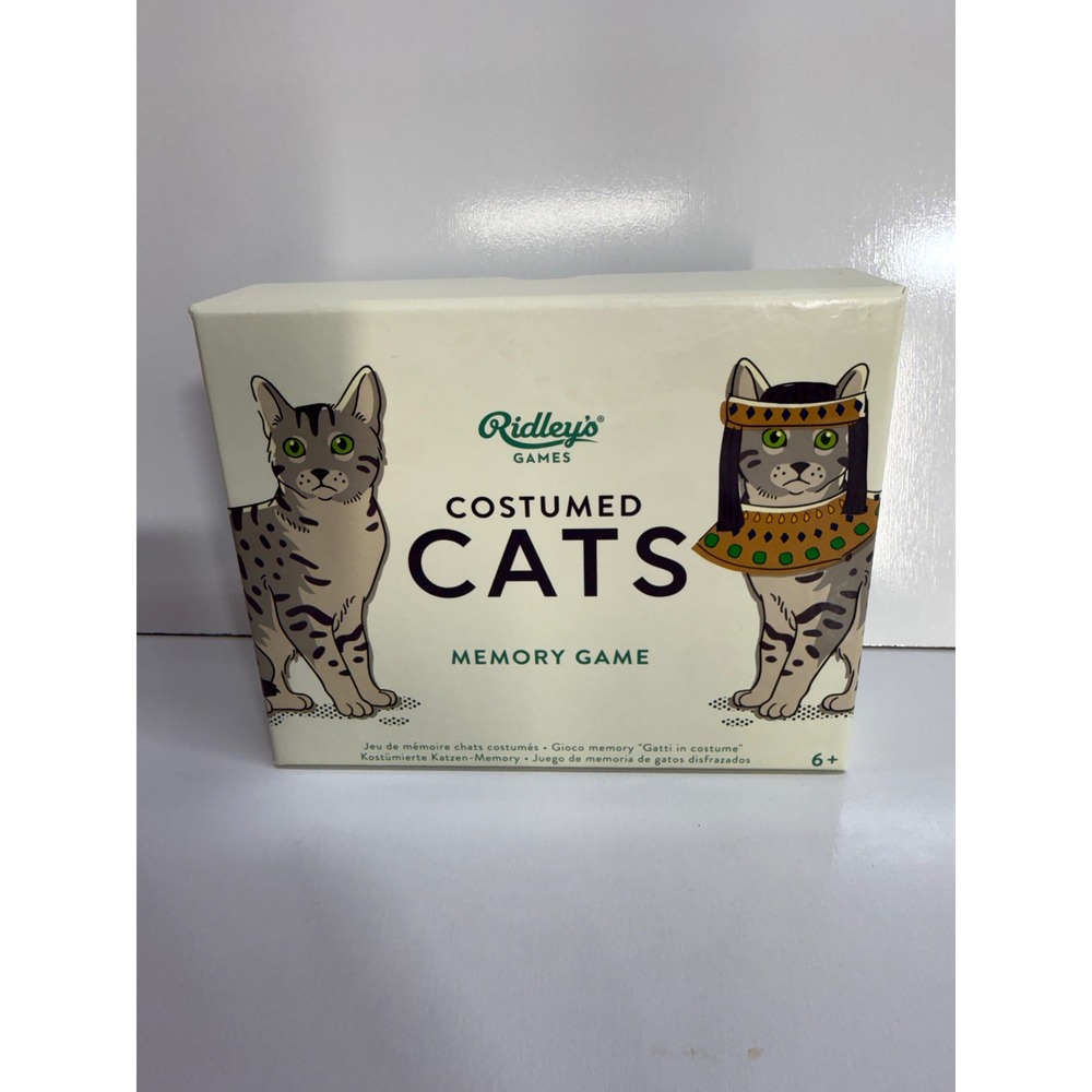 Ridley's Games Costumed Cats Memory Game 50 Cards GME051 Ages 6+